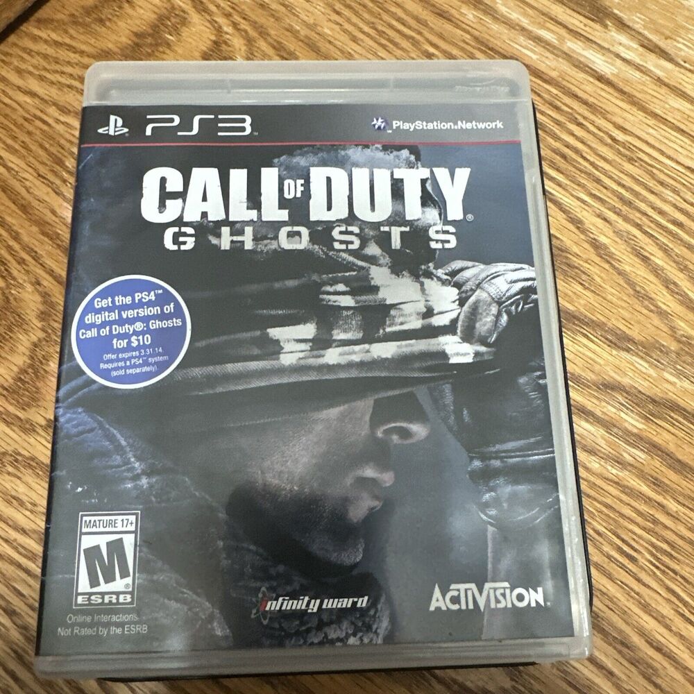 Call of Duty: Ghosts PS3 (PlayStation 3, 2013) Tested